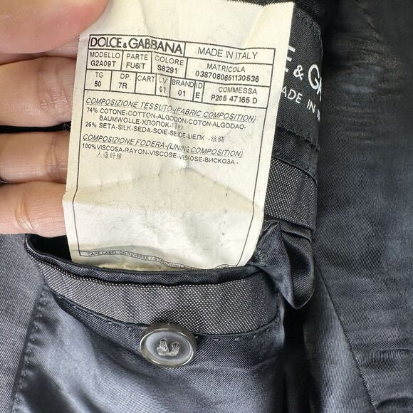 Vintage Dolce & Gabbana Luxury Sport Jacket Blazer Size 50 XL Made In Italy Prep - Picture 13 of 13